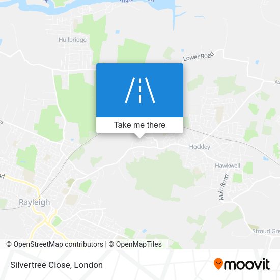 Silvertree Close map