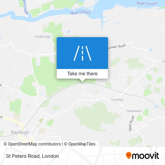 St Peters Road map