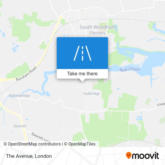 The Avenue map