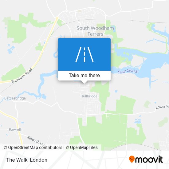 The Walk map
