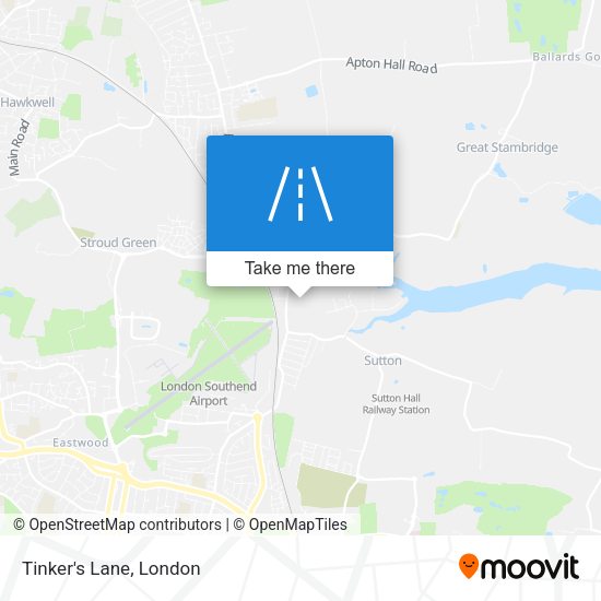 Tinker's Lane map