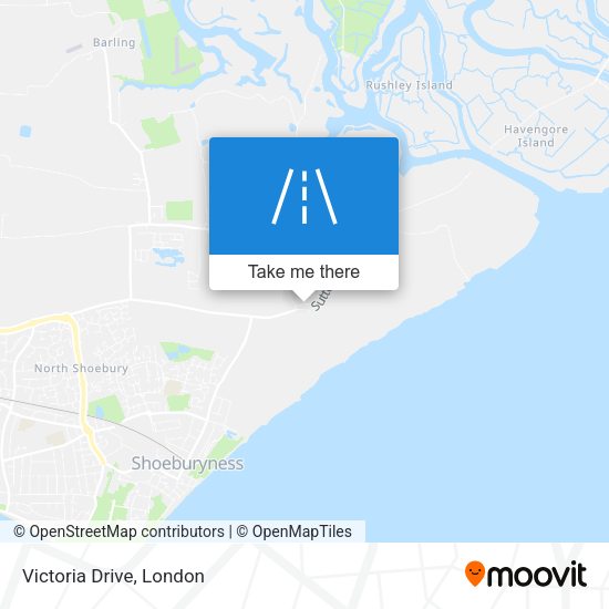 Victoria Drive map