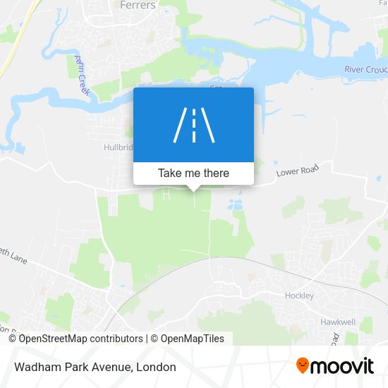 Wadham Park Avenue map