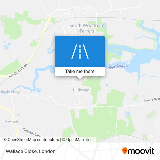 Wallace Close map