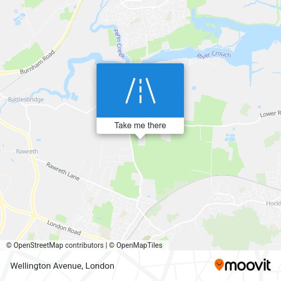 Wellington Avenue map