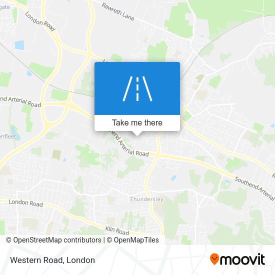Western Road map