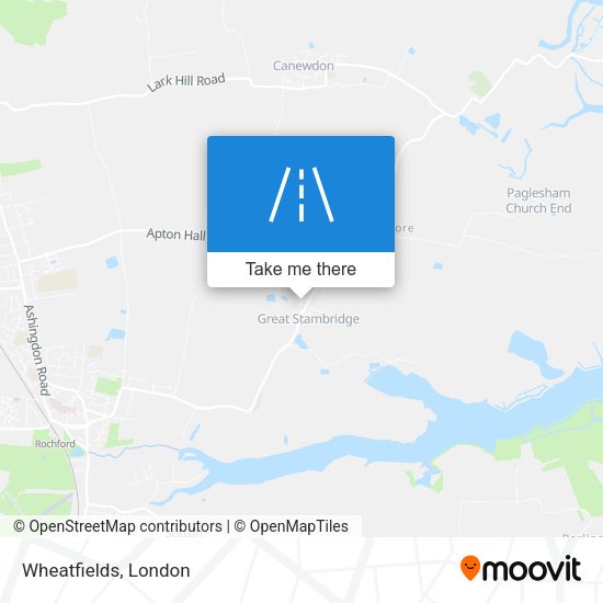 Wheatfields map