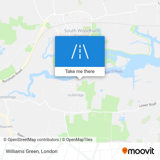 Williams Green map