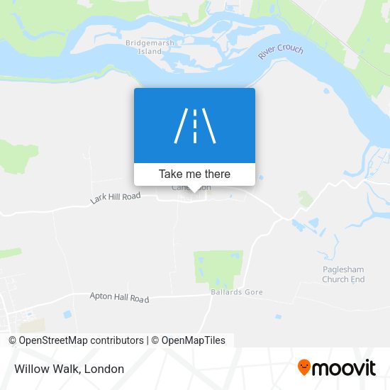 Willow Walk map