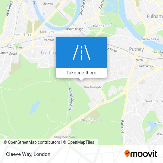 Cleeve Way map