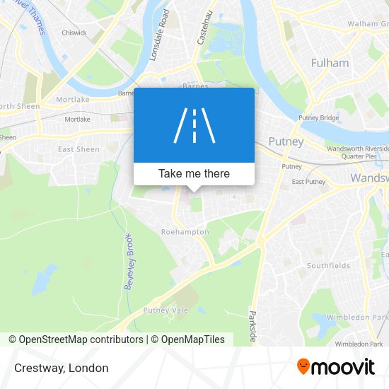 Crestway map