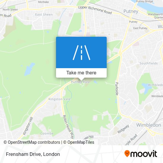 Frensham Drive map