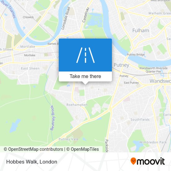 Hobbes Walk map