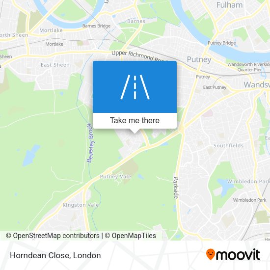 Horndean Close map