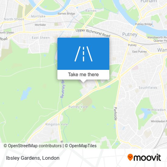 Ibsley Gardens map