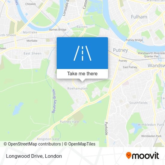 Longwood Drive map