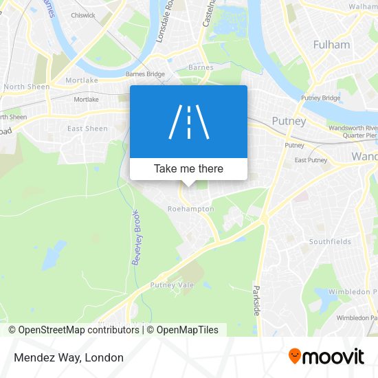 Mendez Way map