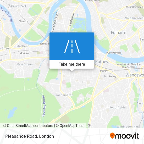 Pleasance Road map