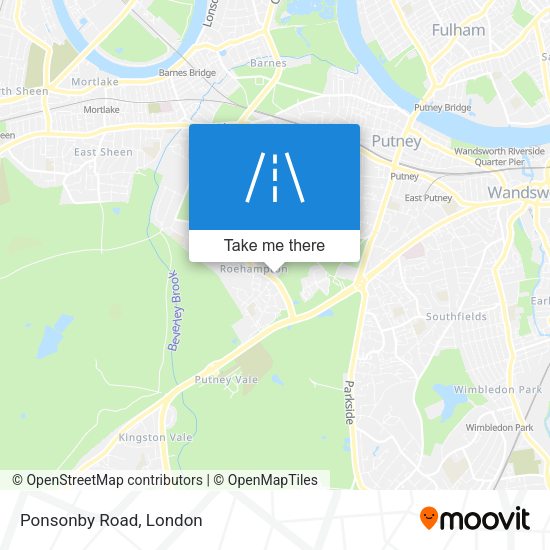Ponsonby Road map