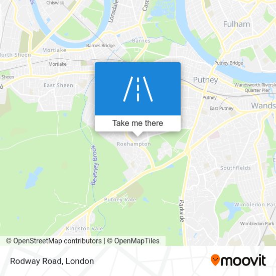 Rodway Road map