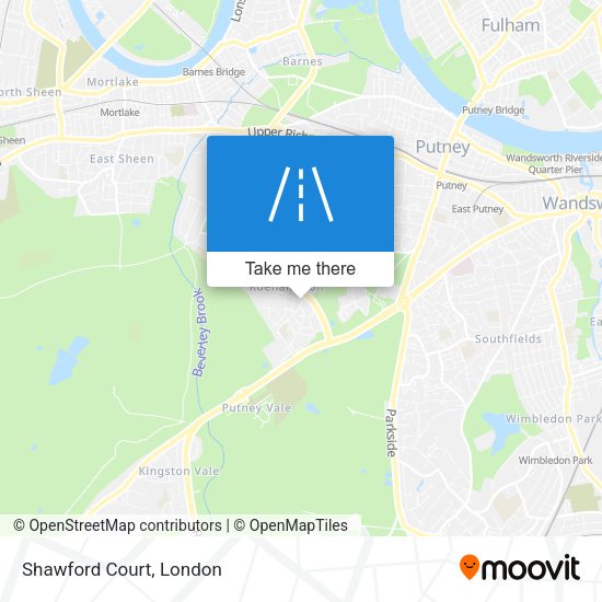 Shawford Court map