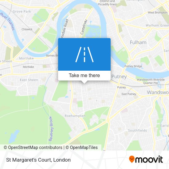 St Margaret's Court map