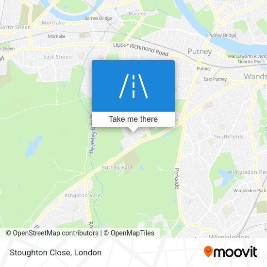 Stoughton Close map