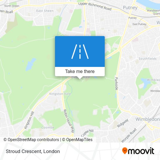 Stroud Crescent map
