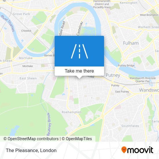 The Pleasance map