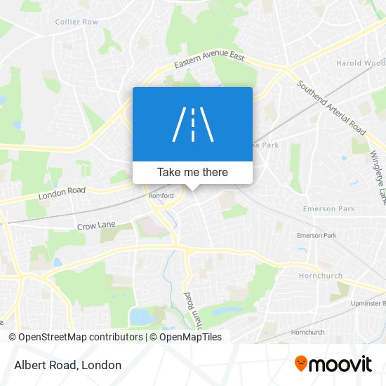 Albert Road map