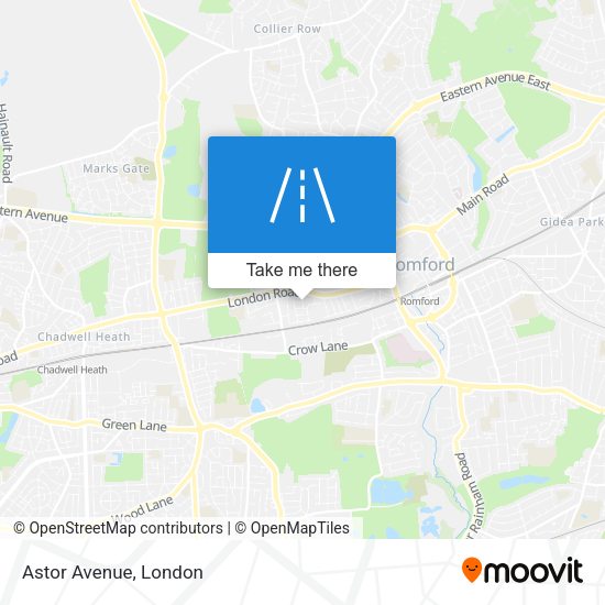 Astor Avenue map