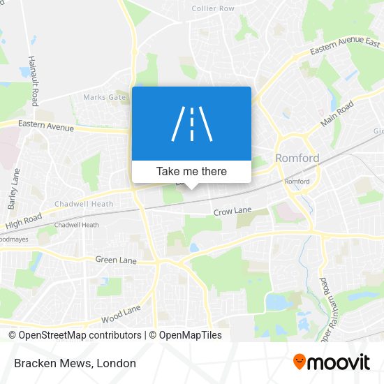 Bracken Mews map