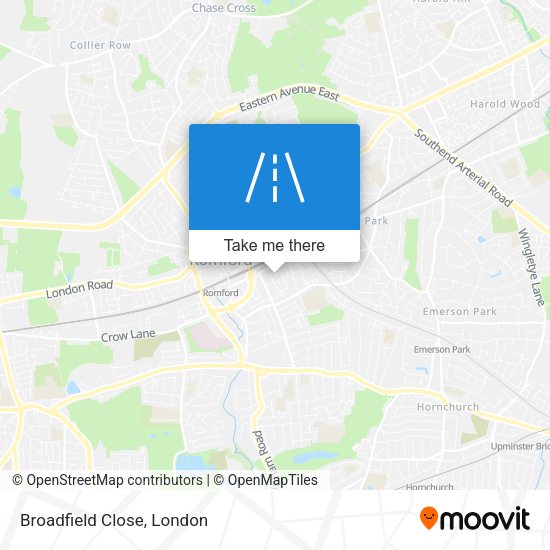 Broadfield Close map