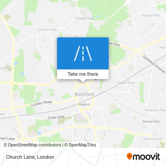Church Lane map