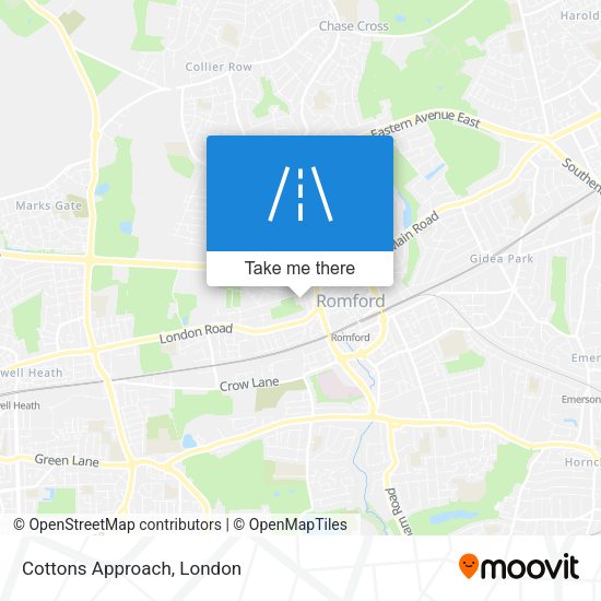 Cottons Approach map