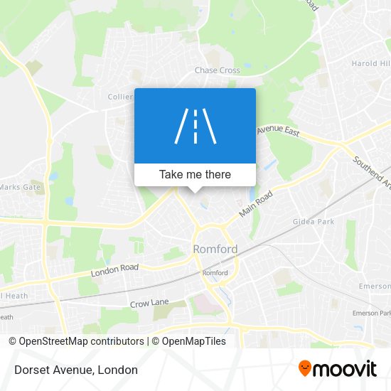 Dorset Avenue map