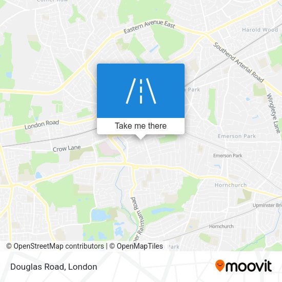 Douglas Road map