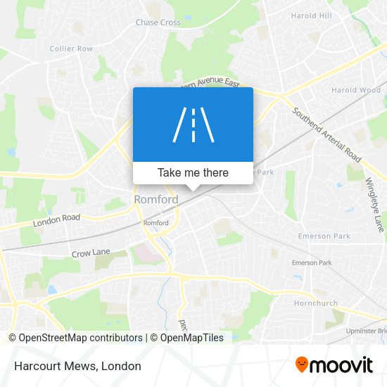 Harcourt Mews map