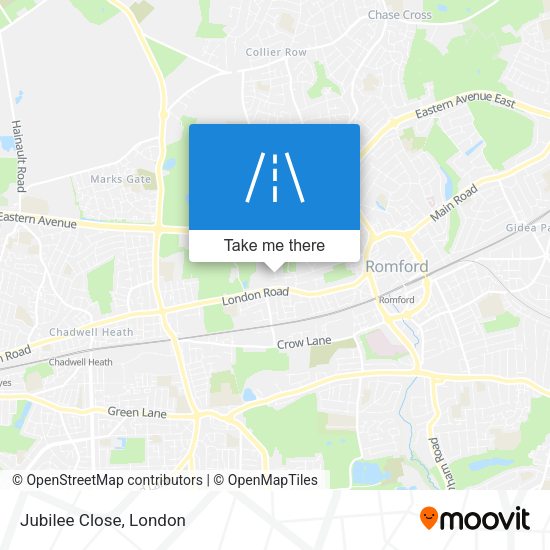 Jubilee Close map