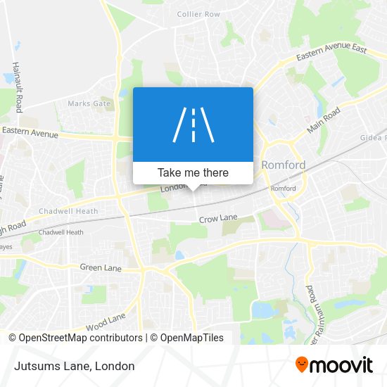 Jutsums Lane map