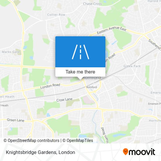 Knightsbridge Gardens map
