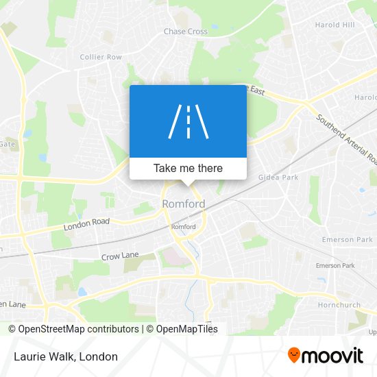 Laurie Walk map