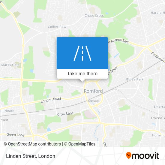 Linden Street map