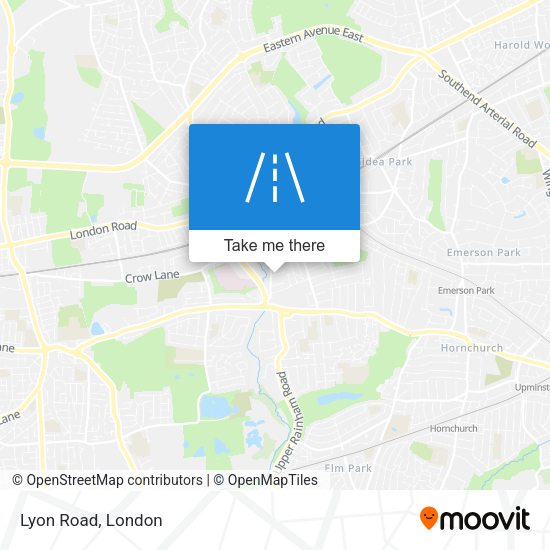 Lyon Road map