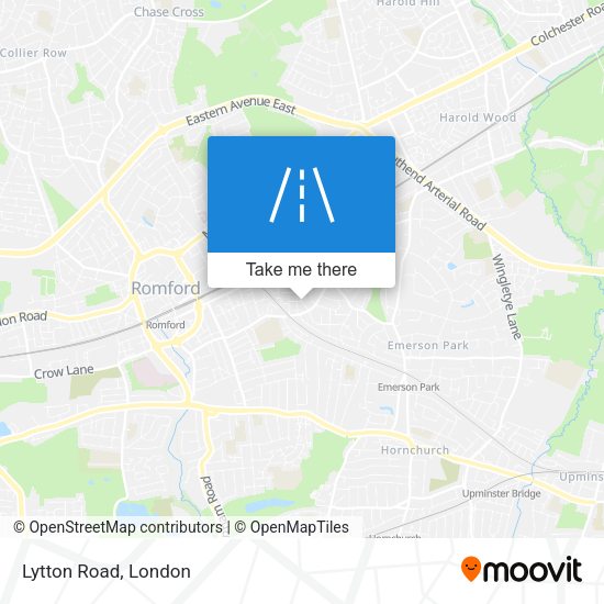 Lytton Road map