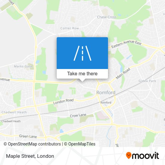 Maple Street map