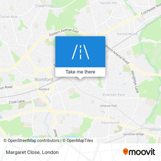Margaret Close map