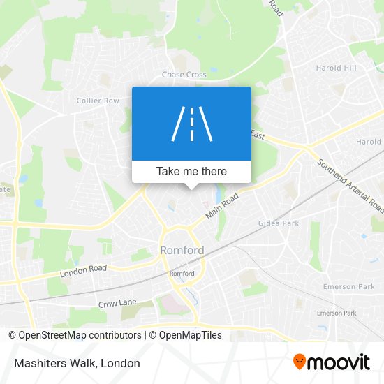 Mashiters Walk map