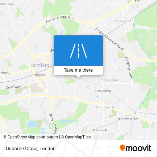 Osborne Close map