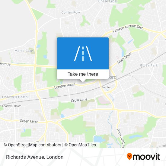Richards Avenue map